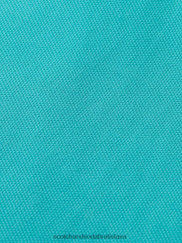 deti oblečenie aqua Scotch & Soda pique pólo farbené na odeve 4ZV00D785