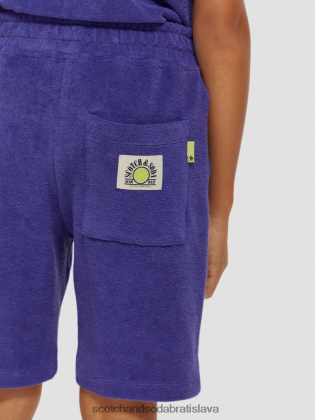 deti oblečenie fialový Scotch & Soda pletené teplákové šortky na uteráky 4ZV00D809