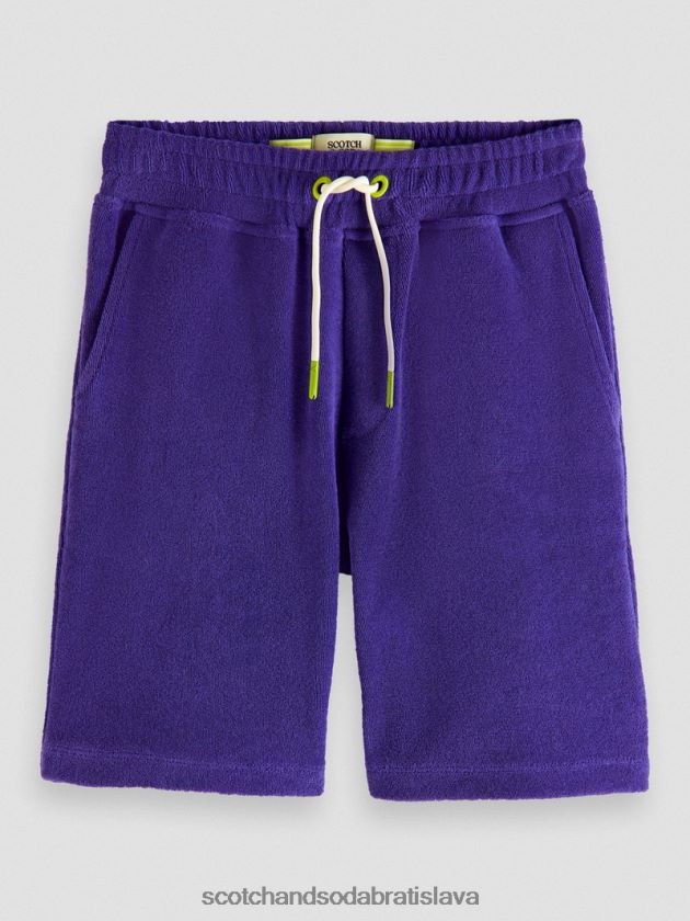 deti oblečenie fialový Scotch & Soda pletené teplákové šortky na uteráky 4ZV00D809