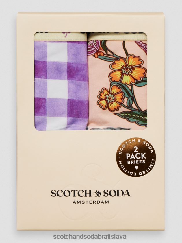 deti oblečenie combo a Scotch & Soda 2-balenie nohavičiek s potlačou 4ZV00D761