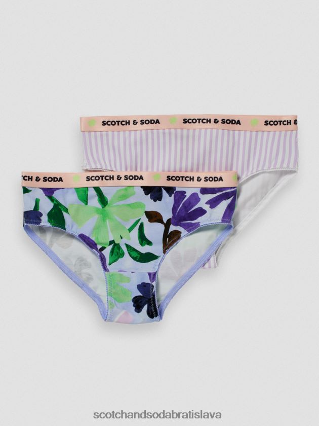 deti oblečenie combo b Scotch & Soda 2-balenie nohavičiek s potlačou 4ZV00D762