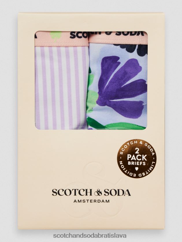 deti oblečenie combo b Scotch & Soda 2-balenie nohavičiek s potlačou 4ZV00D762