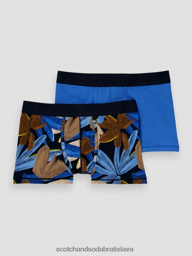 deti oblečenie kvetinová kamufláž Scotch & Soda 2-balenie boxeriek z organickej bavlny 4ZV00D802