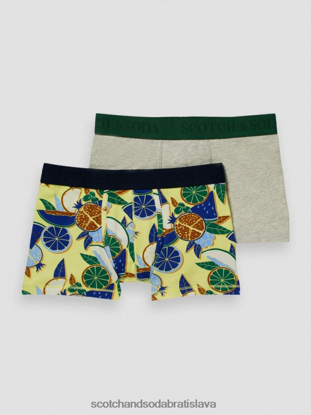 deti oblečenie ovocie celoplošne Scotch & Soda 2-balenie boxeriek z organickej bavlny 4ZV00D801