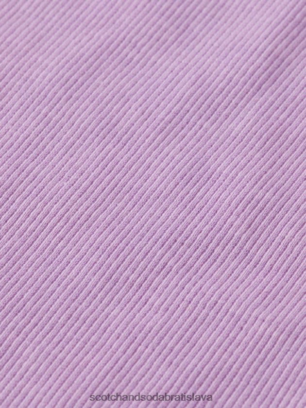 deti oblečenie orchidea Scotch & Soda vypasované tielko z rebrovaného úpletu 4ZV00D744