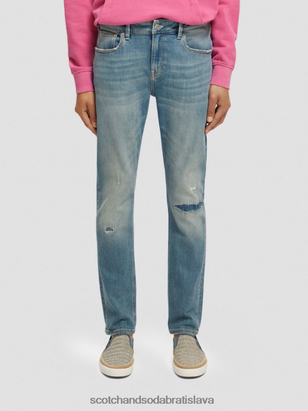 muži oblečenie zelený sen Scotch & Soda skim super-slim fit džínsy 4ZV00D585