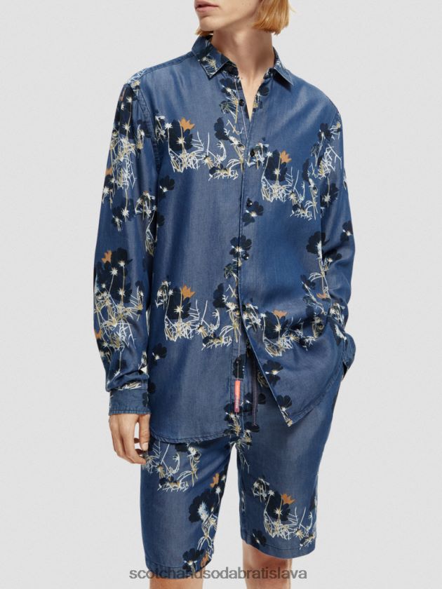 muži oblečenie combo a Scotch & Soda košeľa s potlačou regular fit 4ZV00D308