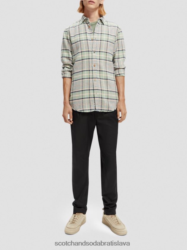 muži oblečenie combo b Scotch & Soda károvaná flanelová košeľa regular fit 4ZV00D300