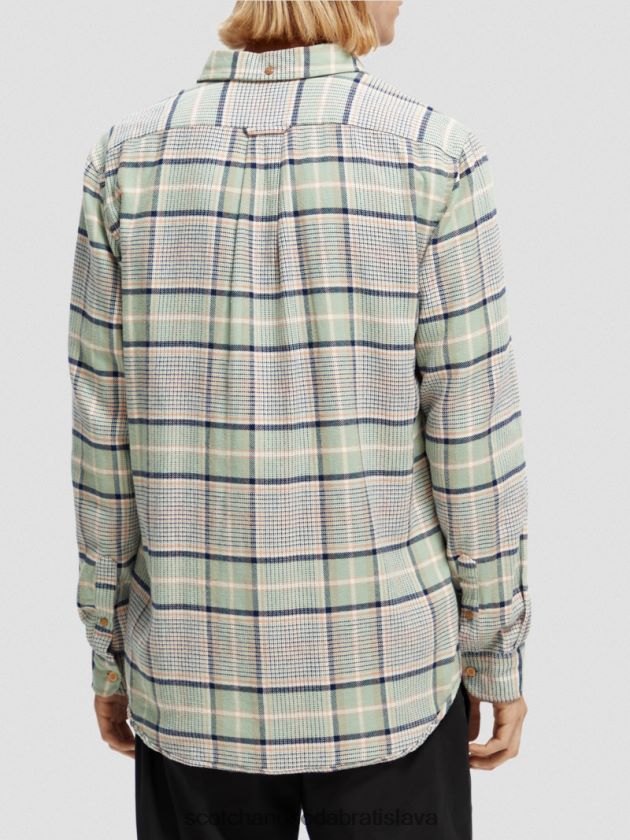 muži oblečenie combo b Scotch & Soda károvaná flanelová košeľa regular fit 4ZV00D300