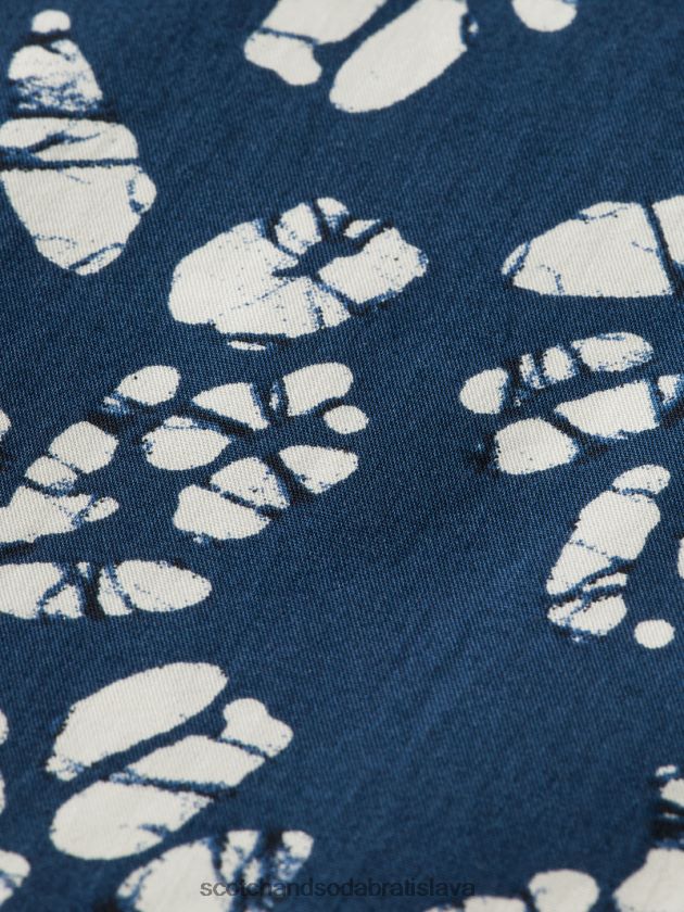 muži oblečenie kombinácia d Scotch & Soda táborová košeľa s krátkym rukávom s potlačou 4ZV00D284