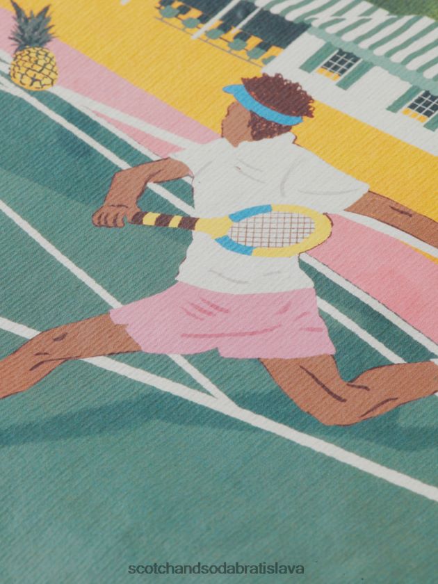 muži oblečenie biely Scotch & Soda Umelecká mikina s kapucňou farbená na odeve 4ZV00D530