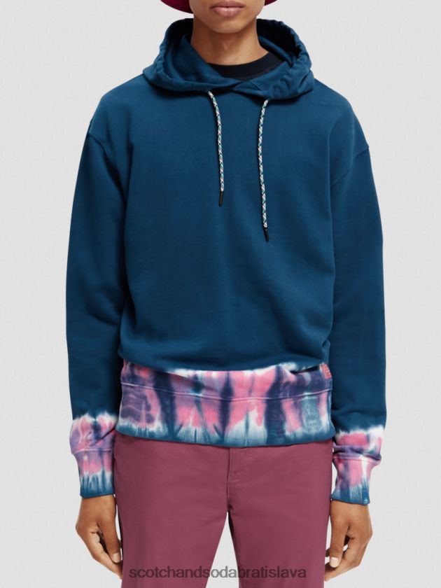 muži oblečenie combo a Scotch & Soda mikina s kapucňou z organickej bavlny 4ZV00D549