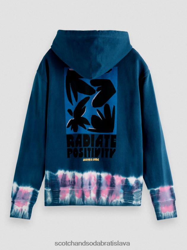 muži oblečenie combo a Scotch & Soda mikina s kapucňou z organickej bavlny 4ZV00D549