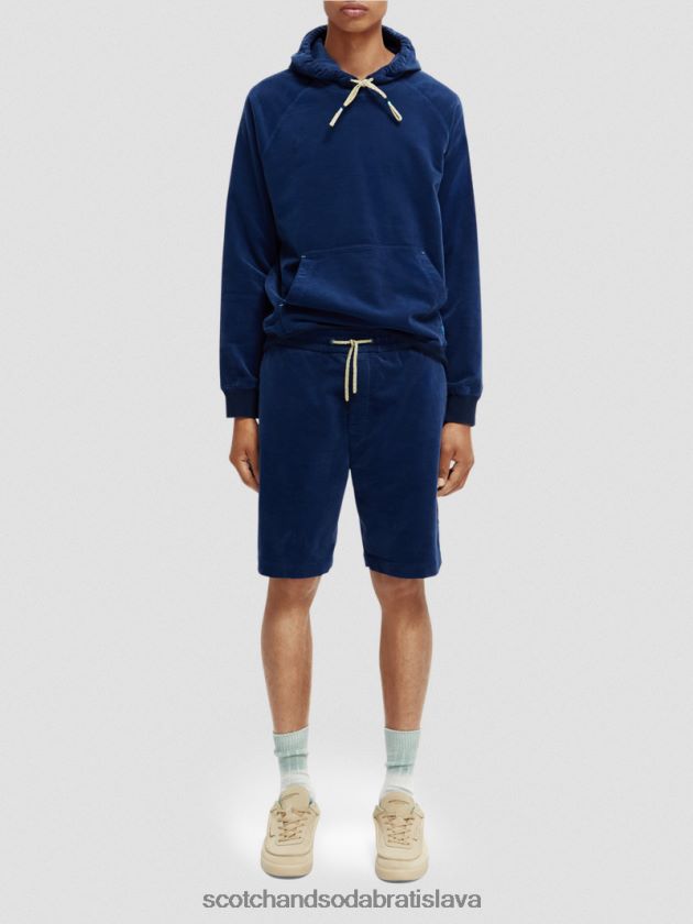 muži oblečenie námorný Scotch & Soda mikina s kapucňou z organickej bavlny 4ZV00D511