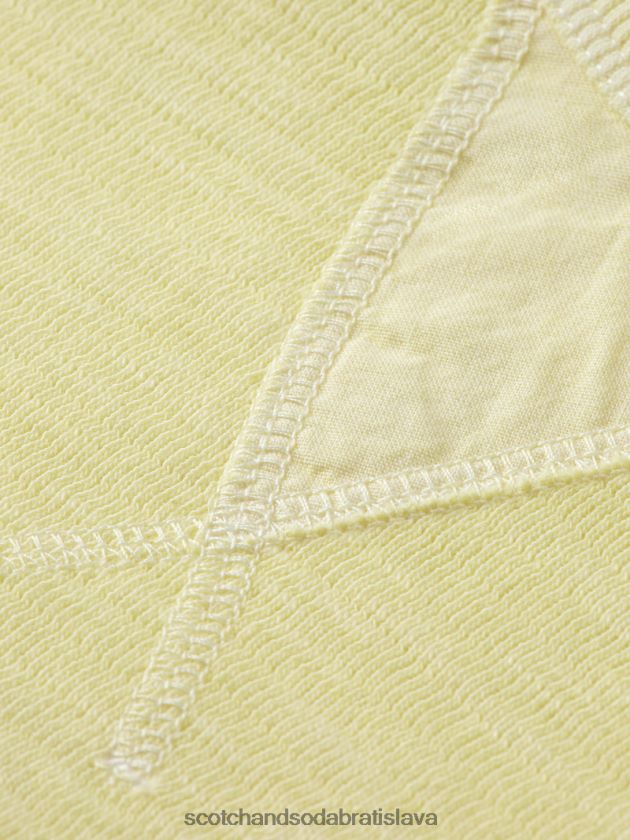 muži oblečenie narcis Scotch & Soda štruktúrovaná mikina farbená na odeve 4ZV00D515