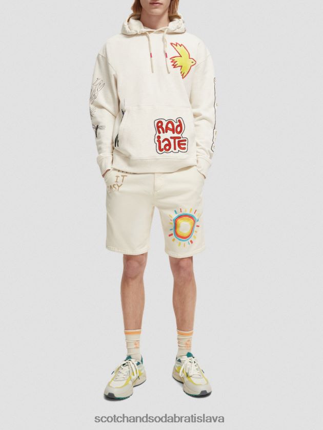 muži oblečenie off white Scotch & Soda umelecká mikina uvoľneného strihu 4ZV00D548