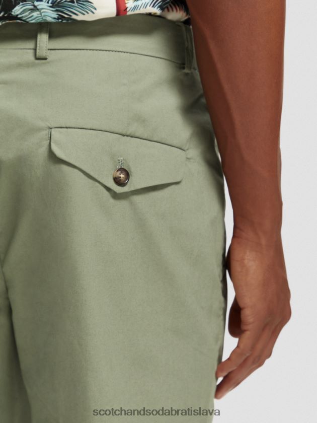 muži oblečenie armády Scotch & Soda čierny popelín chino 4ZV00D502