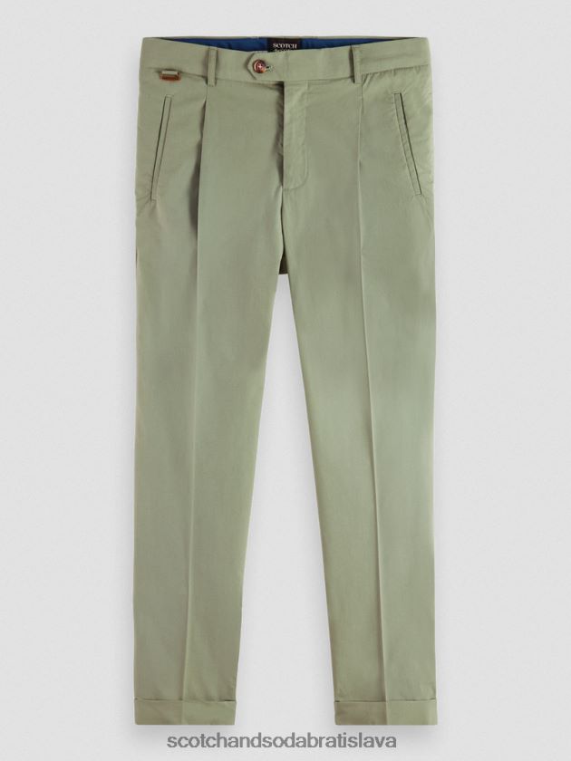 muži oblečenie armády Scotch & Soda čierny popelín chino 4ZV00D502