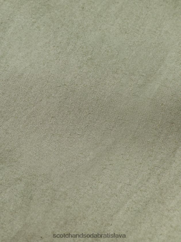 muži oblečenie armády Scotch & Soda čierny popelín chino 4ZV00D502