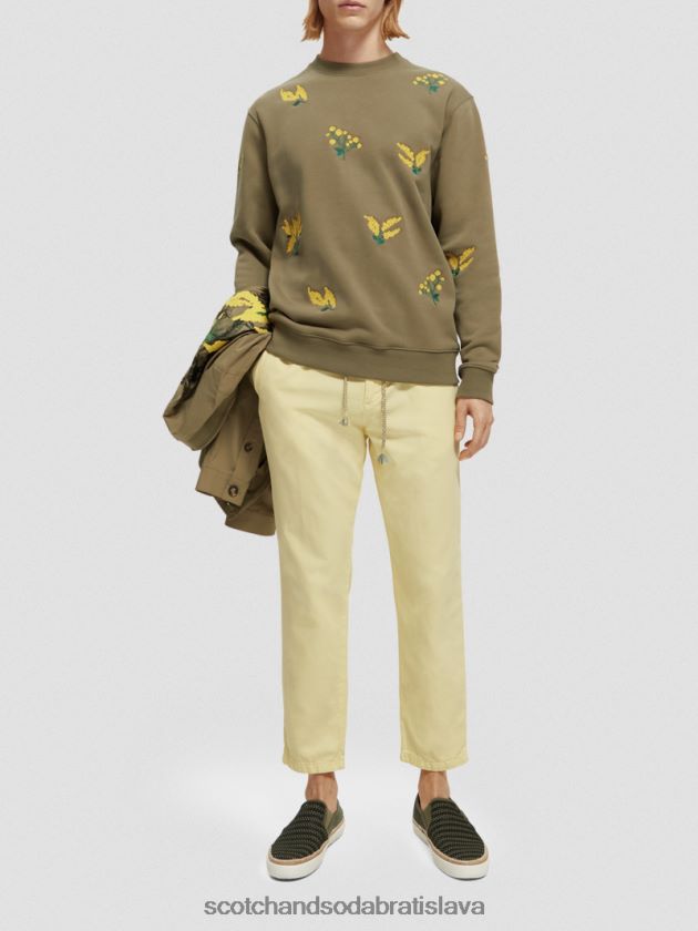 muži oblečenie banán Scotch & Soda drift pravidelného kužeľa strihového odevu farbeného joggera 4ZV00D490