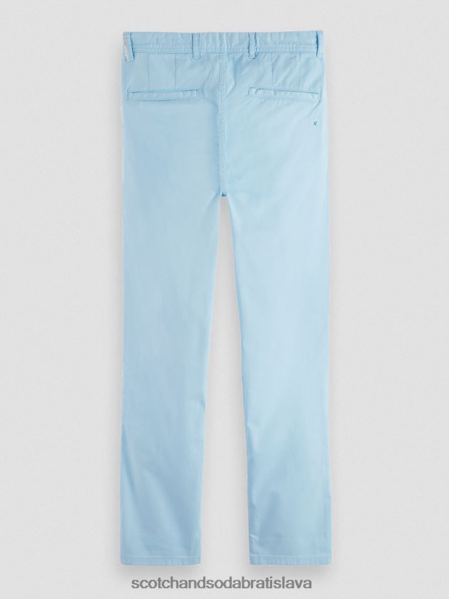 muži oblečenie morská modrá Scotch & Soda Super tenký chino strih vo farbe mott 4ZV00D498