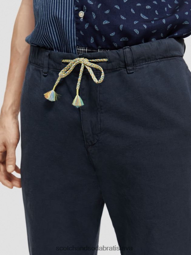 muži oblečenie námorníctvo Scotch & Soda drift pravidelného kužeľa strihového odevu farbeného joggera 4ZV00D491