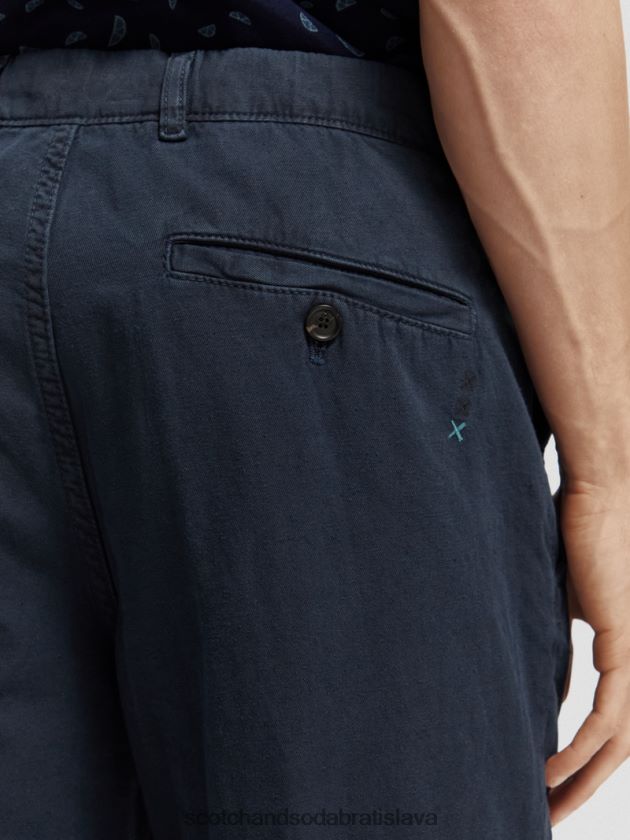 muži oblečenie námorníctvo Scotch & Soda drift pravidelného kužeľa strihového odevu farbeného joggera 4ZV00D491