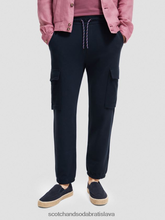 muži oblečenie noc Scotch & Soda jogger z organickej bavlny s nákladnými vreckami 4ZV00D493