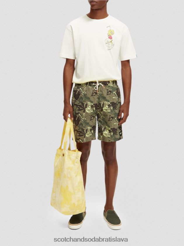 muži oblečenie camo kvetinový aop Scotch & Soda dlhé plavky s potlačou 4ZV00D676
