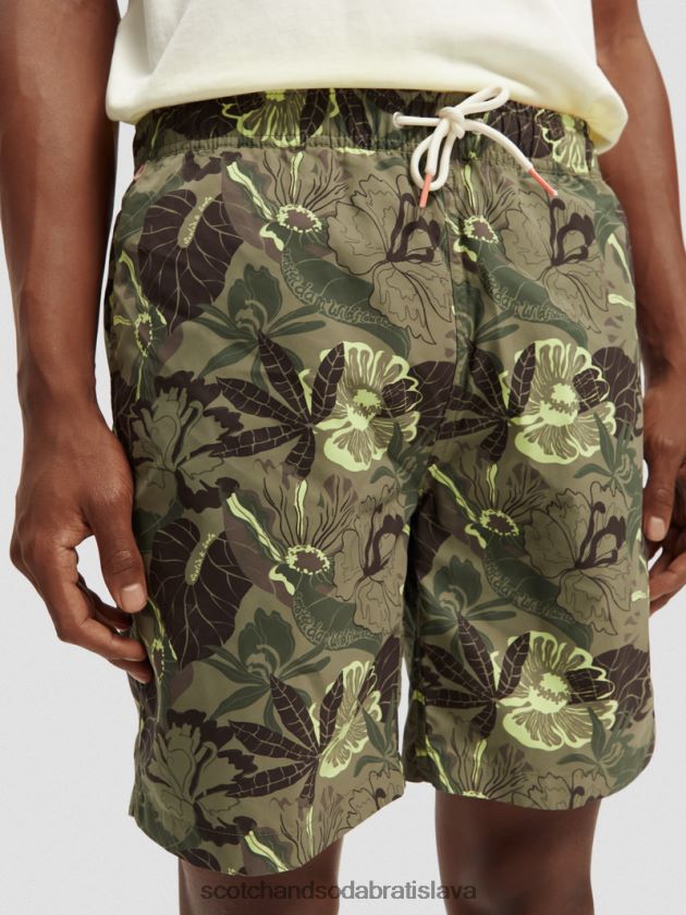 muži oblečenie camo kvetinový aop Scotch & Soda dlhé plavky s potlačou 4ZV00D676