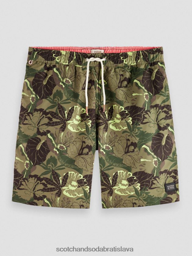muži oblečenie camo kvetinový aop Scotch & Soda dlhé plavky s potlačou 4ZV00D676