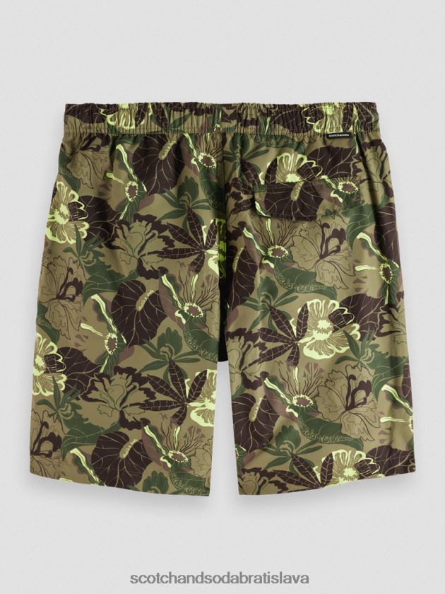 muži oblečenie camo kvetinový aop Scotch & Soda dlhé plavky s potlačou 4ZV00D676