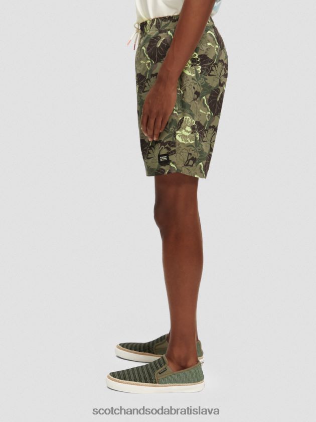 muži oblečenie camo kvetinový aop Scotch & Soda dlhé plavky s potlačou 4ZV00D676