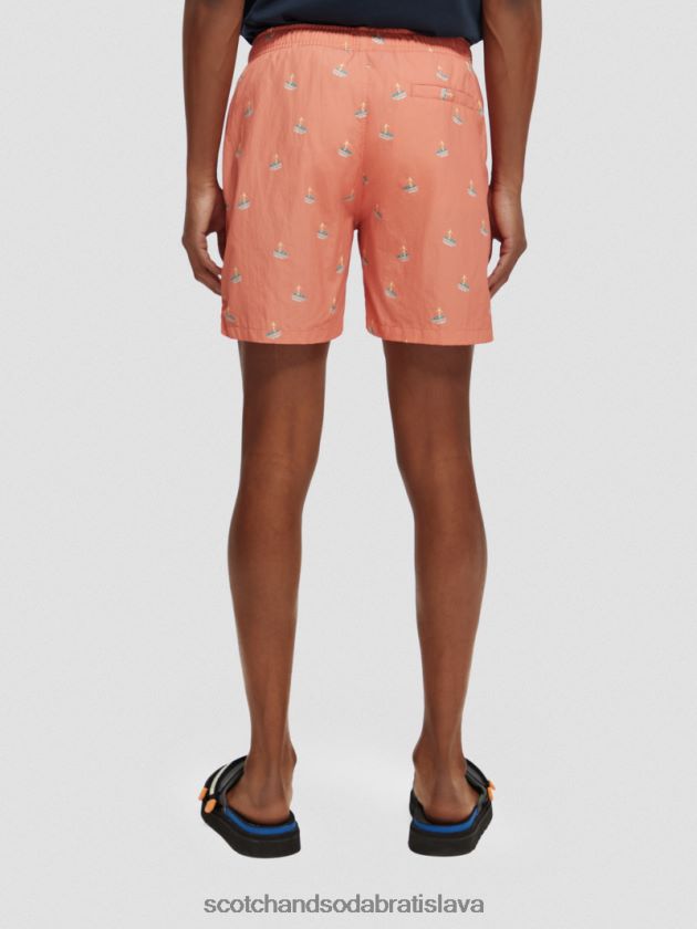 muži oblečenie flamingo surfer aop Scotch & Soda plavecké krátke nohavice s potlačou strednej dĺžky 4ZV00D670