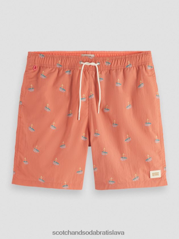 muži oblečenie flamingo surfer aop Scotch & Soda plavecké krátke nohavice s potlačou strednej dĺžky 4ZV00D670