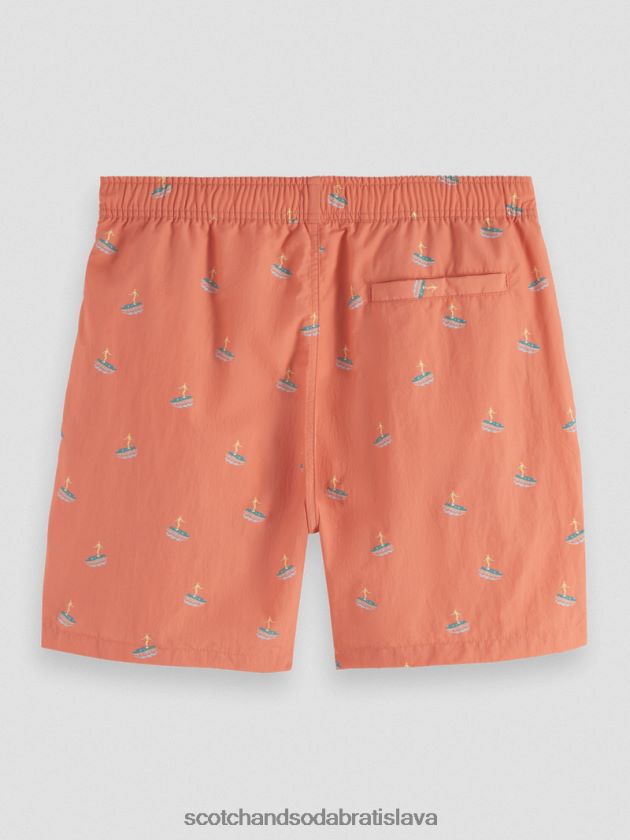 muži oblečenie flamingo surfer aop Scotch & Soda plavecké krátke nohavice s potlačou strednej dĺžky 4ZV00D670