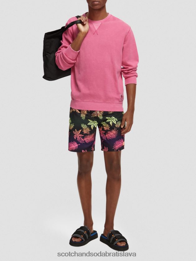 muži oblečenie gradientový list aop Scotch & Soda dlhé plavky s potlačou 4ZV00D677