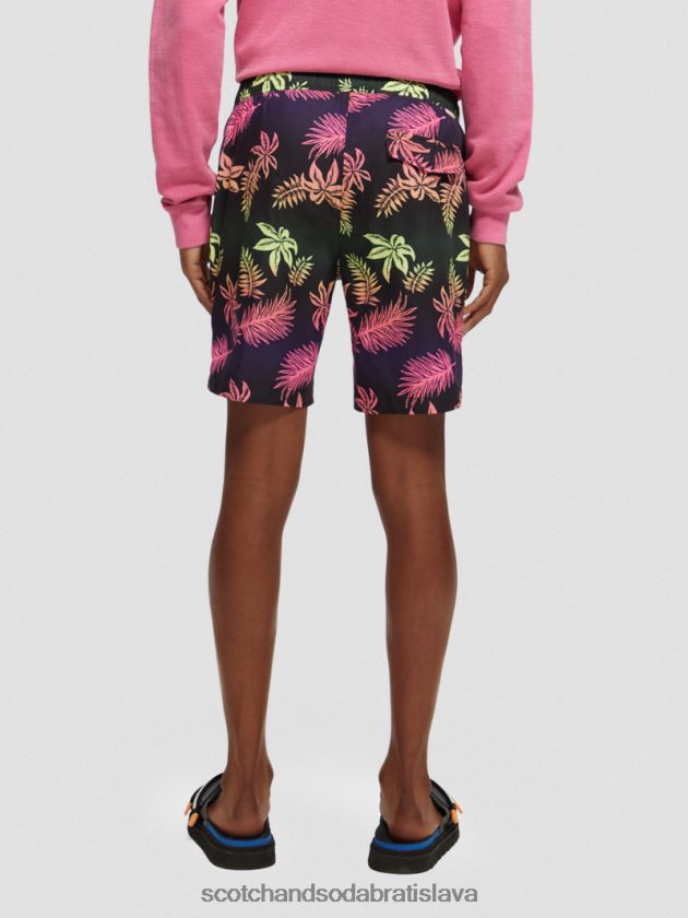 muži oblečenie gradientový list aop Scotch & Soda dlhé plavky s potlačou 4ZV00D677