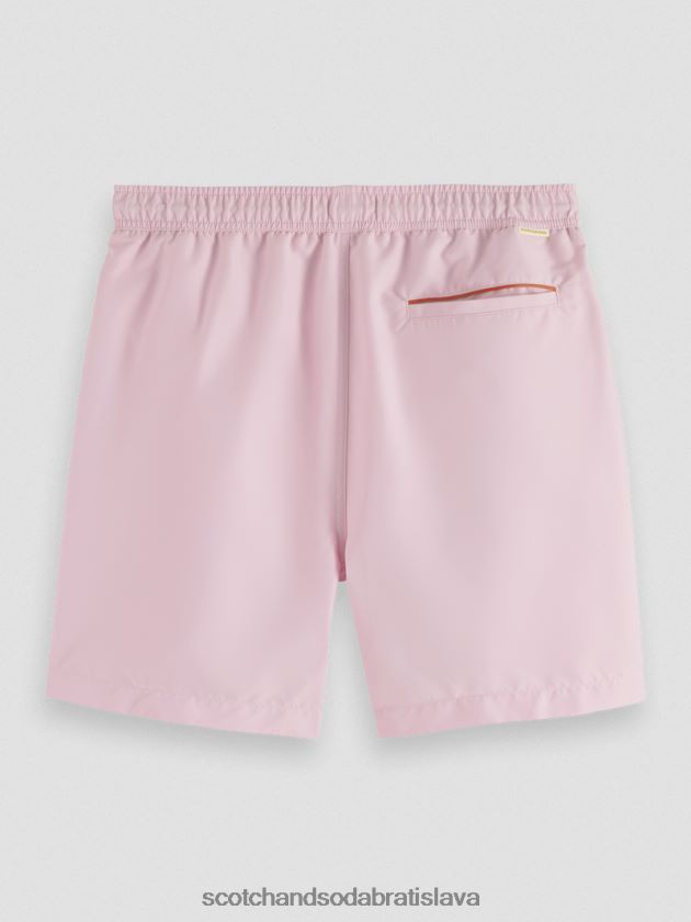 muži oblečenie kamenná ružová Scotch & Soda plavecké šortky strednej dĺžky 4ZV00D663