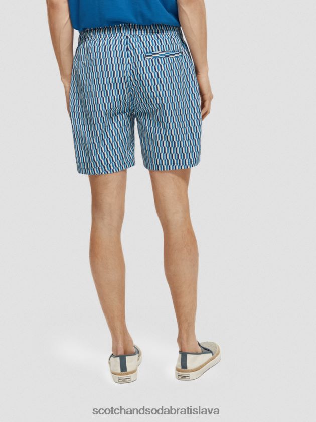 muži oblečenie riviéra abstraktné aop Scotch & Soda plavecké krátke nohavice s potlačou strednej dĺžky 4ZV00D666