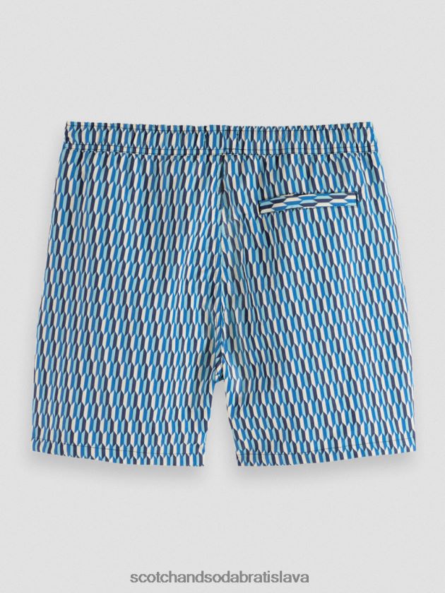 muži oblečenie riviéra abstraktné aop Scotch & Soda plavecké krátke nohavice s potlačou strednej dĺžky 4ZV00D666