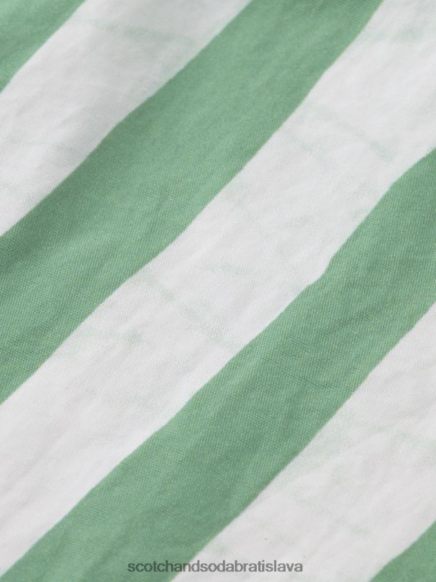 muži oblečenie zelený pásik na farbenie kravaty Scotch & Soda plavkové šortky s potlačou strednej dĺžky 4ZV00D680