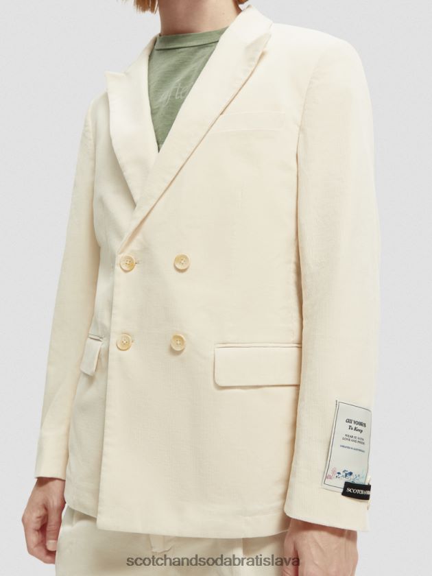 muži oblečenie súprava Scotch & Soda dvojradový manšestrový blejzer 4ZV00D662