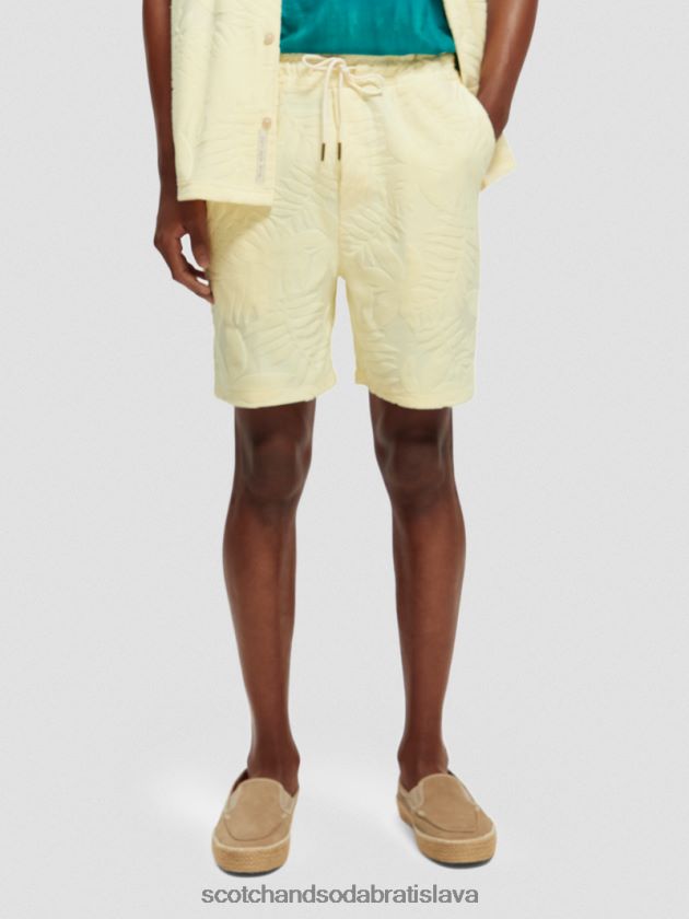 muži oblečenie banán Scotch & Soda žakárové šortky s potlačou 4ZV00D608