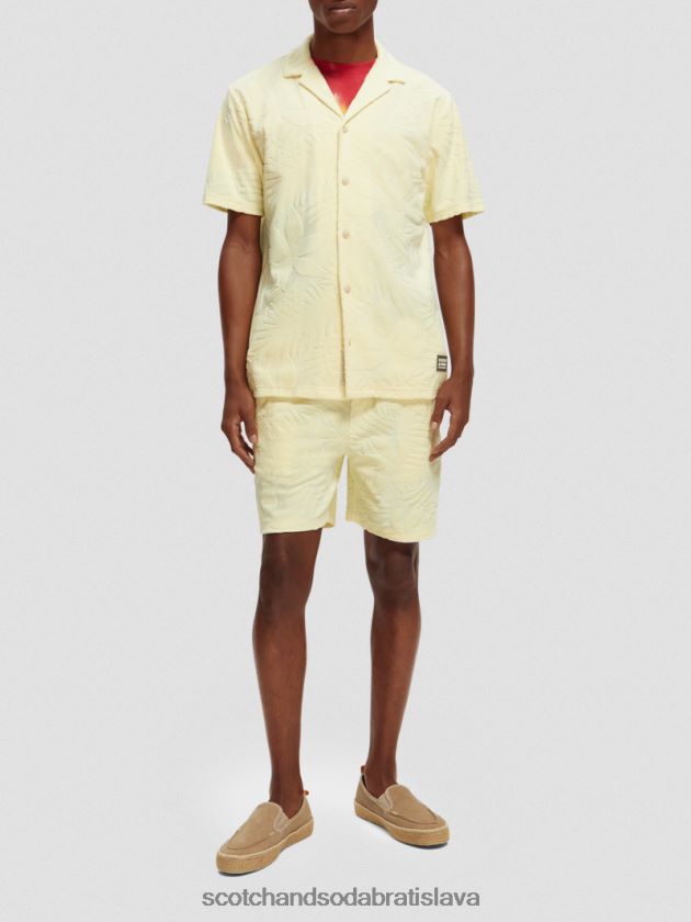 muži oblečenie banán Scotch & Soda žakárové šortky s potlačou 4ZV00D608