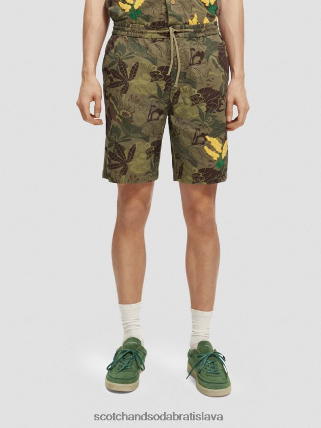muži oblečenie camo kvetinový aop Scotch & Soda obľúbené bermudy s potlačou 4ZV00D610