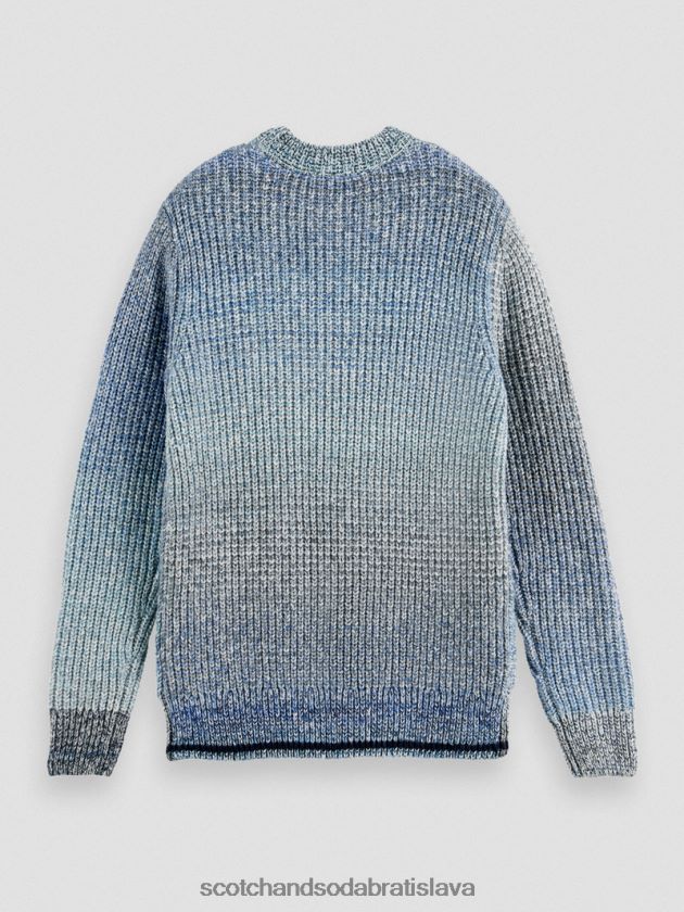 muži oblečenie combo a Scotch & Soda gradientný rebrový pletený sveter 4ZV00D633