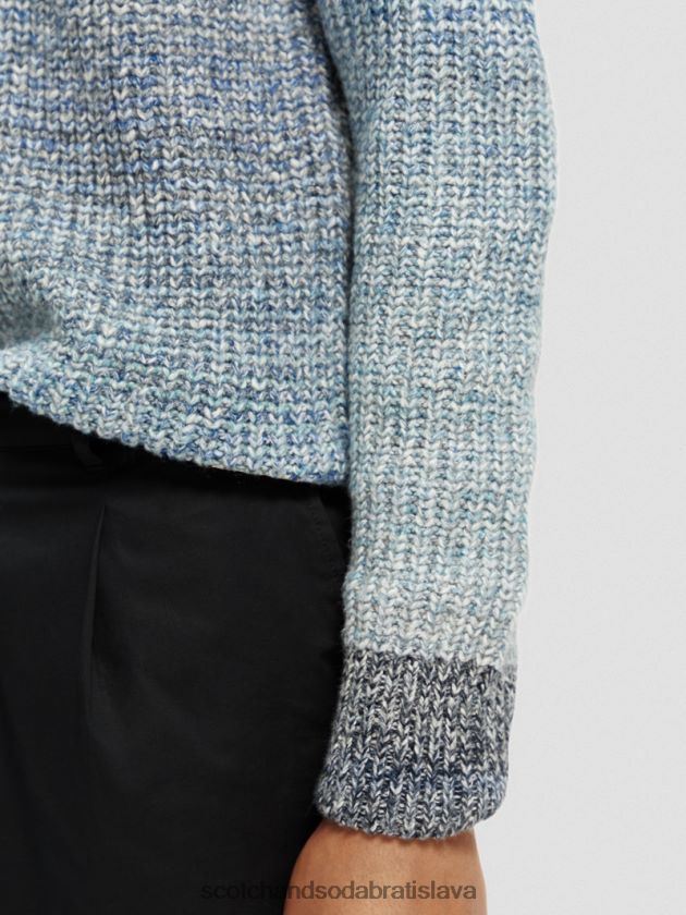 muži oblečenie combo a Scotch & Soda gradientný rebrový pletený sveter 4ZV00D633