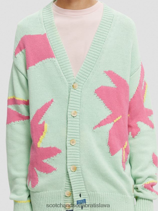 muži oblečenie combo a Scotch & Soda intarziový pletený kardigan 4ZV00D640