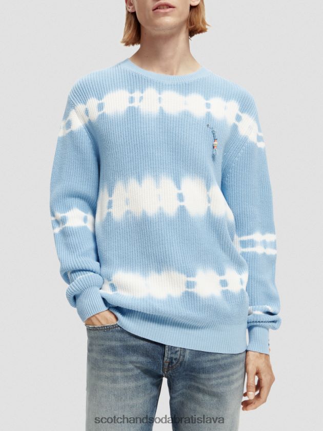 muži oblečenie combo a Scotch & Soda organický sveter z hrubého úpletu na viazanie 4ZV00D647